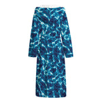 Plasma Energy Print Hooded Bathrobe