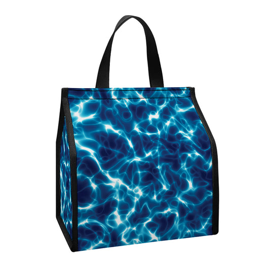 Plasma Energy Print Insulated Lunch Tote