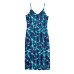 Plasma Energy Print Jersey Midi Cami Dress