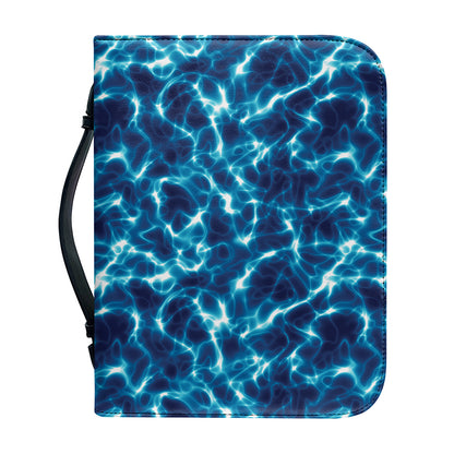 Plasma Energy Print Leather Bible Cover