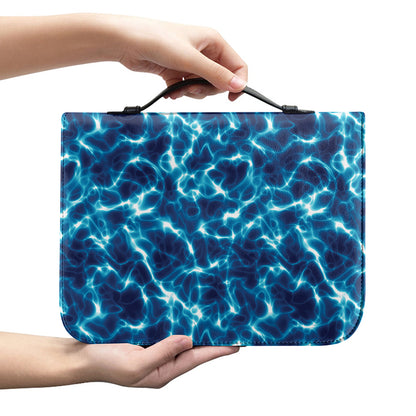 Plasma Energy Print Leather Bible Cover