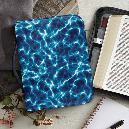 Plasma Energy Print Leather Bible Cover