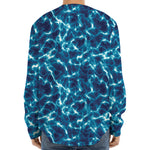Plasma Energy Print Long Sleeve Baseball Jersey