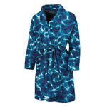 Plasma Energy Print Men's Bathrobe