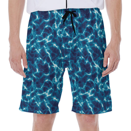 Plasma Energy Print Men's Beach Shorts