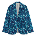 Plasma Energy Print Men's Cotton Blazer
