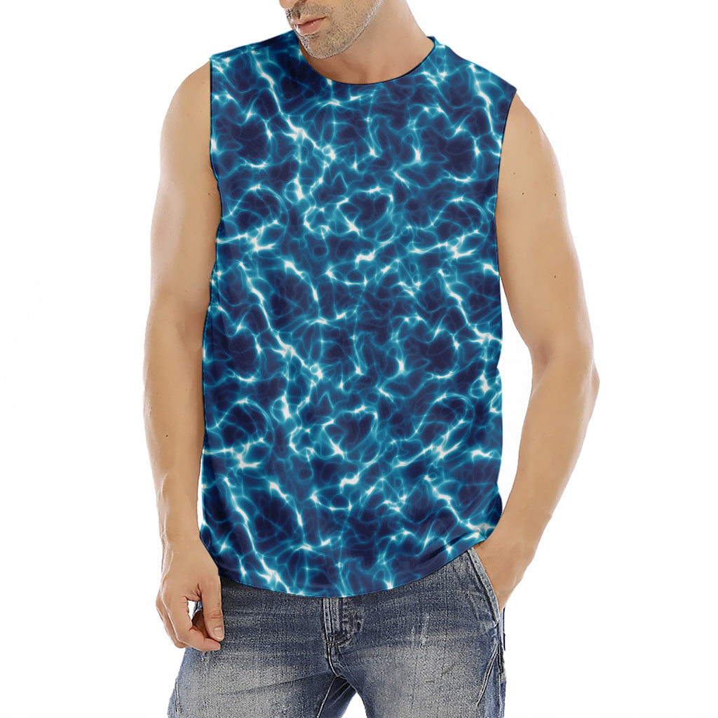 Plasma Energy Print Men's Fitness Tank Top