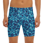 Plasma Energy Print Men's Long Boxer Briefs