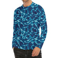 Plasma Energy Print Men's Long Sleeve Rash Guard
