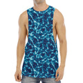 Plasma Energy Print Men's Muscle Tank Top
