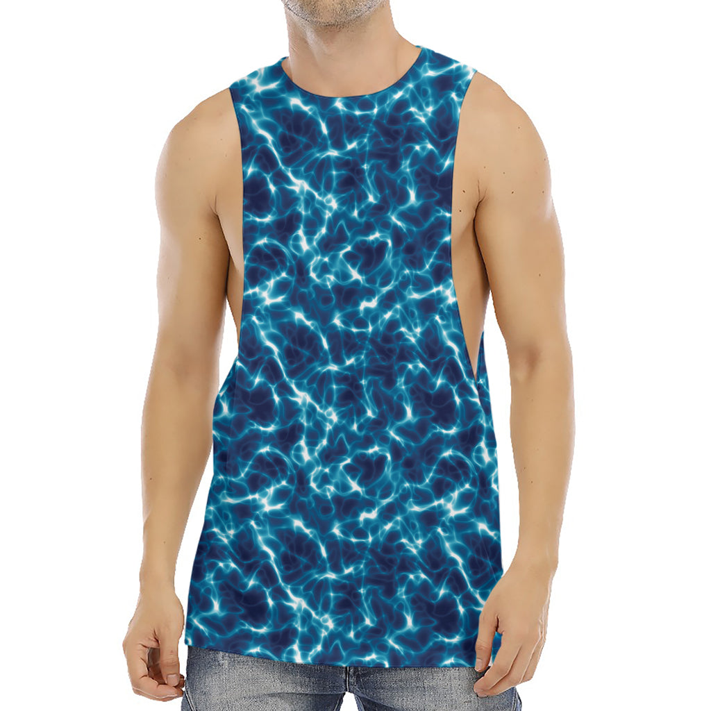 Plasma Energy Print Men's Muscle Tank Top