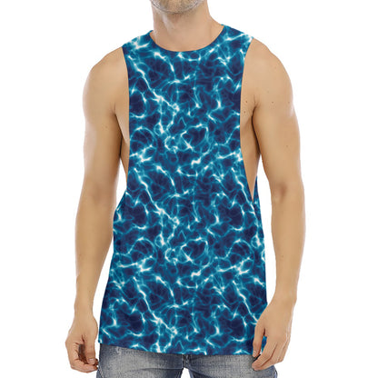 Plasma Energy Print Men's Muscle Tank Top