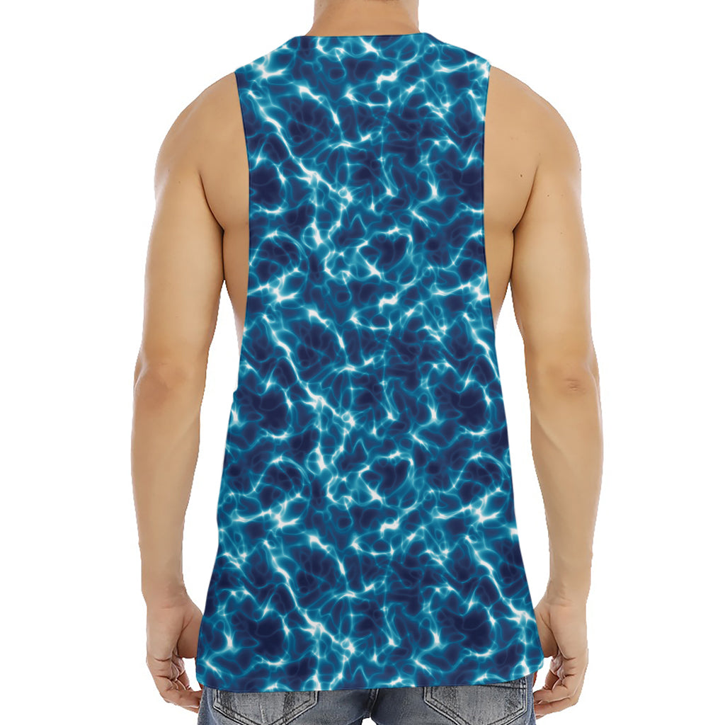 Plasma Energy Print Men's Muscle Tank Top