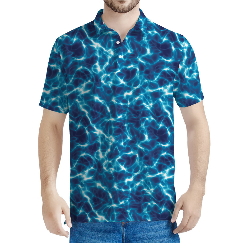 Plasma Energy Print Men's Polo Shirt