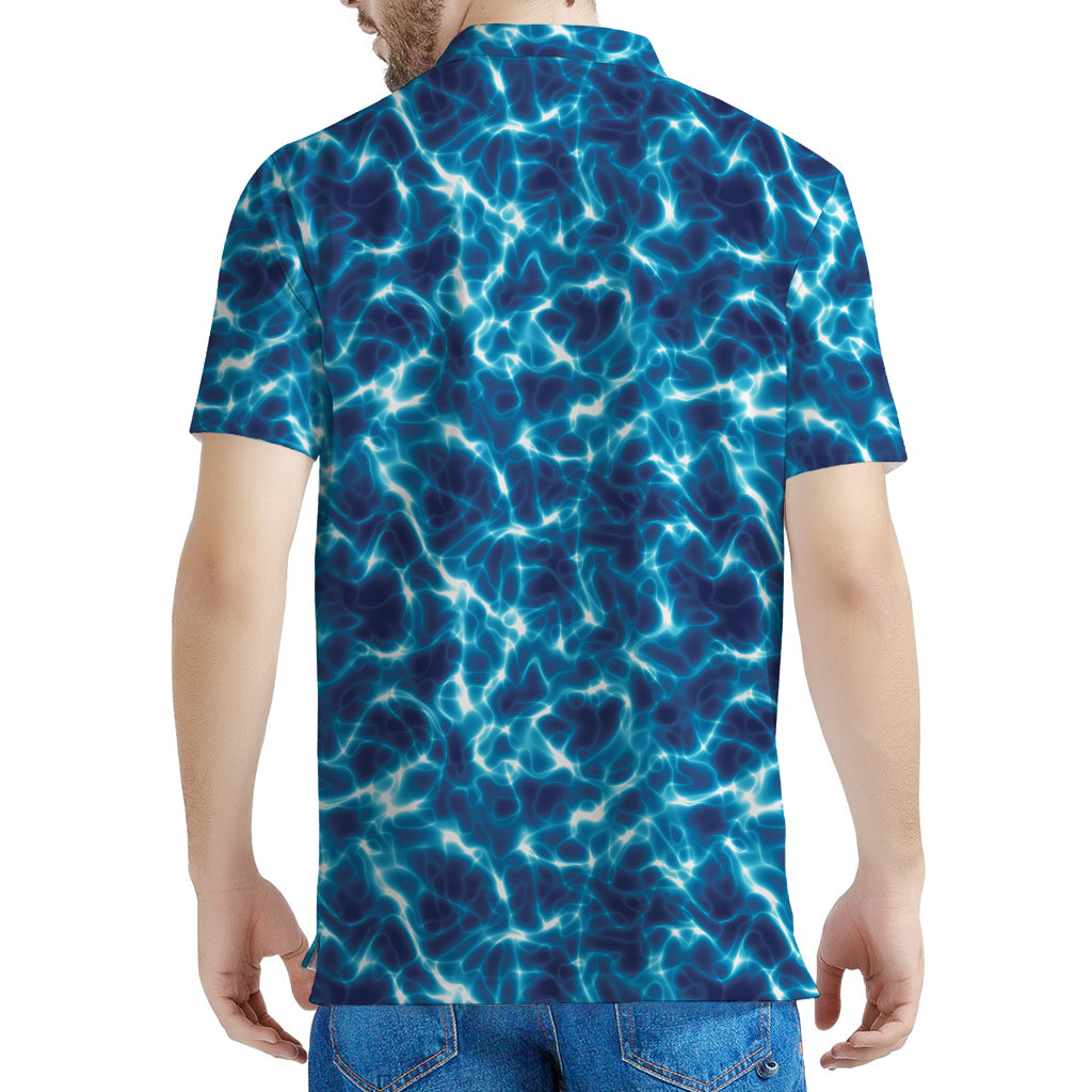Plasma Energy Print Men's Polo Shirt