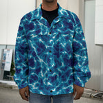 Plasma Energy Print Men's Shirt Jacket
