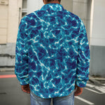Plasma Energy Print Men's Shirt Jacket
