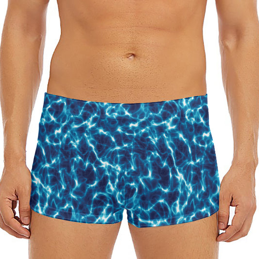Plasma Energy Print Men's Short Boxer Briefs