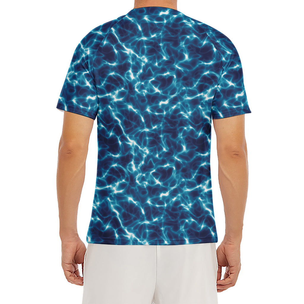 Plasma Energy Print Men's Short Sleeve Rash Guard