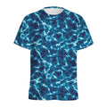 Plasma Energy Print Men's Athletic T-Shirt