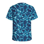 Plasma Energy Print Men's Sports T-Shirt