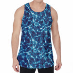 Plasma Energy Print Men's Velvet Tank Top