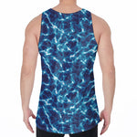 Plasma Energy Print Men's Velvet Tank Top