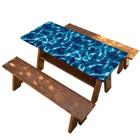 Plasma Energy Print Picnic Table Cover
