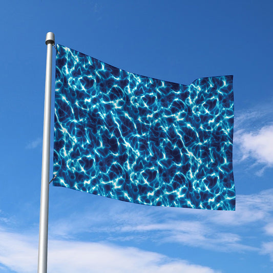 Plasma Energy Print Polyester Flag