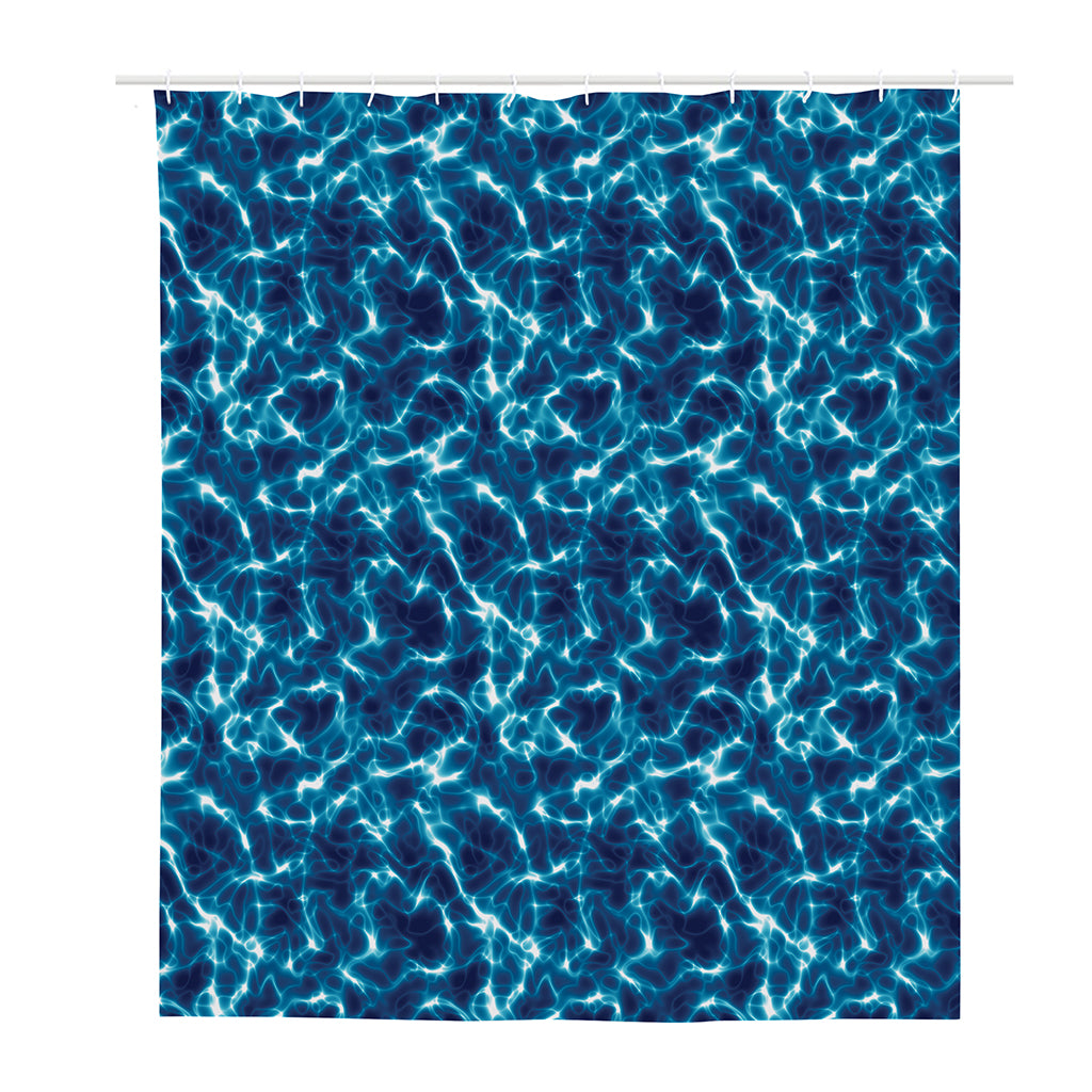 Plasma Energy Print Polyester Shower Curtain
