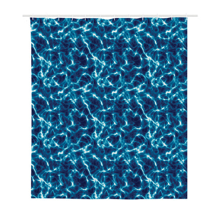 Plasma Energy Print Polyester Shower Curtain
