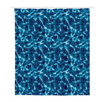Plasma Energy Print Polyester Shower Curtain