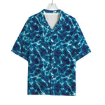 Plasma Energy Print Rayon Hawaiian Shirt