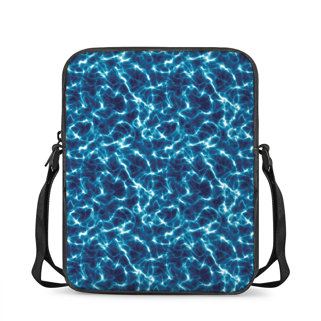 Plasma Energy Print Rectangular Crossbody Bag