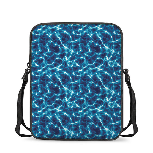 Plasma Energy Print Rectangular Crossbody Bag