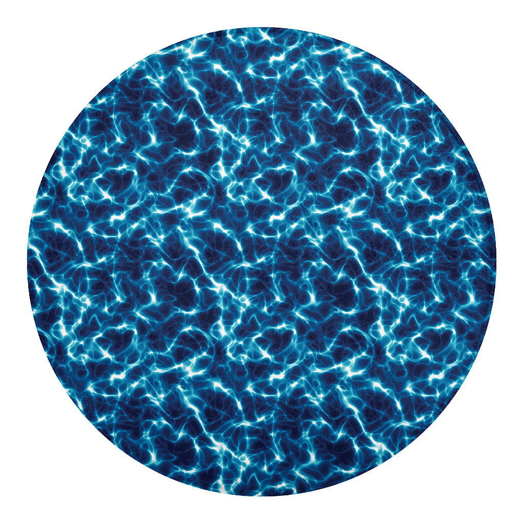 Plasma Energy Print Round Blanket
