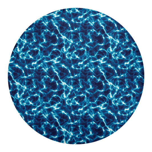 Plasma Energy Print Round Blanket