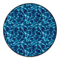 Plasma Energy Print Round Floor Mat
