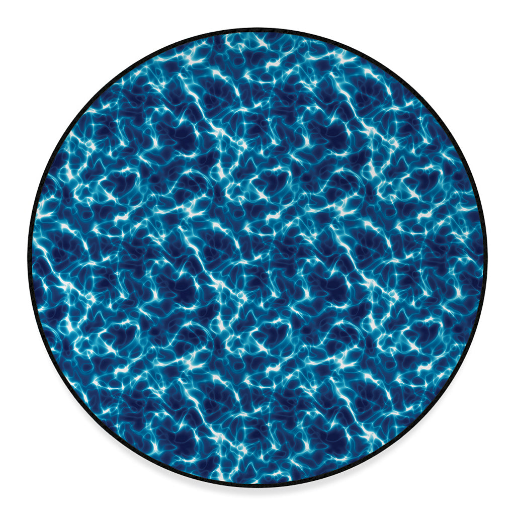 Plasma Energy Print Round Floor Mat