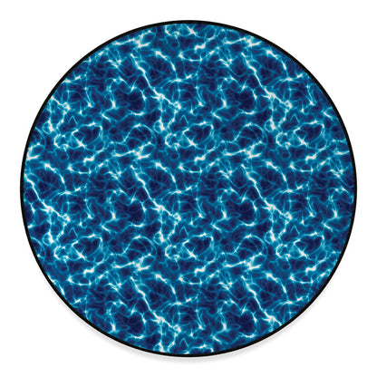 Plasma Energy Print Round Floor Mat