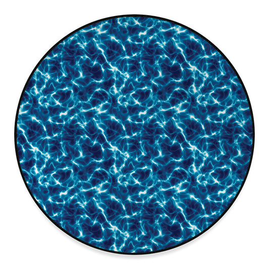 Plasma Energy Print Round Floor Mat