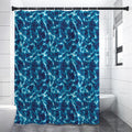 Plasma Energy Print Shower Curtain