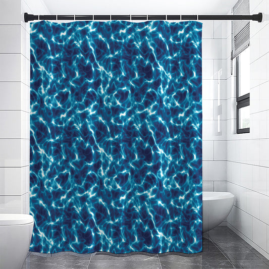 Plasma Energy Print Shower Curtain