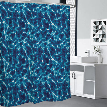 Plasma Energy Print Shower Curtain