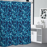 Plasma Energy Print Shower Curtain
