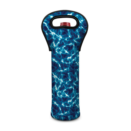 Plasma Energy Print Single Neoprene Wine Tote