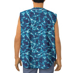 Plasma Energy Print Sleeveless Baseball Jersey