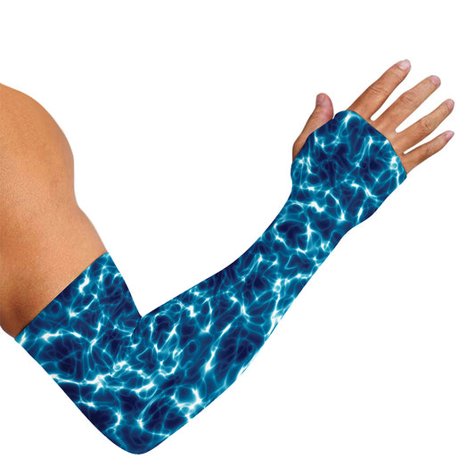 Plasma Energy Print Sun Protection Arm Sleeves