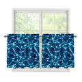 Plasma Energy Print Tier Curtains