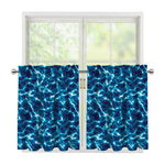 Plasma Energy Print Tier Curtains